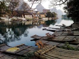 Yangshuo Jiuxian Village River